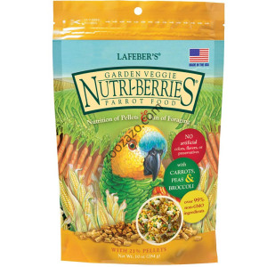 Пълноценна храна/лакомство за папагали със зеленчуци, 284 гр. - Lafeber Garden Veggie Nutri-Berries Пълноценна храна/лакомство за папагали със зеленчуци, 284 гр. - Lafeber Garden Veggie Nutri-Berries